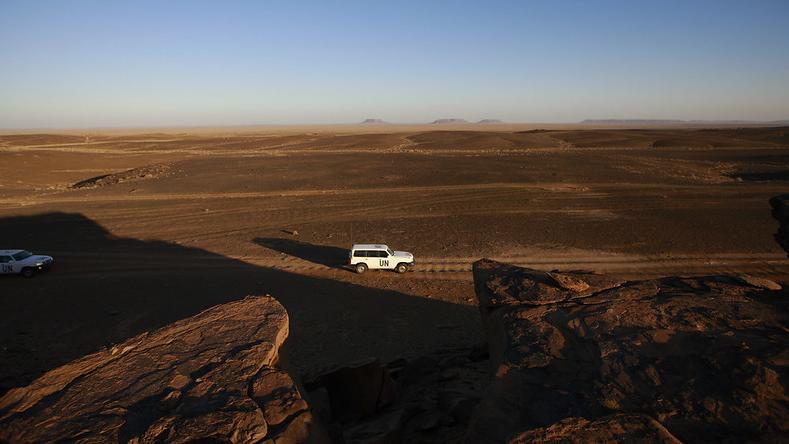 UN Team Navigates through Western Sahara copy
