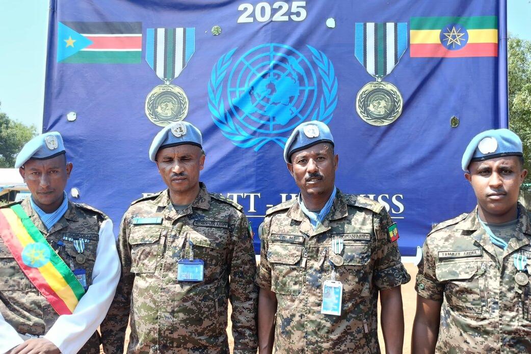 UN Peacekeeping UNMISS South Sudan Bor parade Force Commander