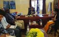 رئيسة مكتب اليونيتامس الاقليمي تُقيم الوضع الأمني والإنساني في ولاية غرب دارفور